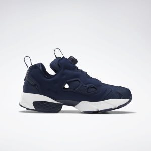 Adidasy Damskie Reebok InstaPump Fury OG Granatowe/Białe PL 96ERIAG